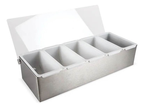 Caja Para Condimentos, Especies Concassé® Acero Inoxidable Color Gris