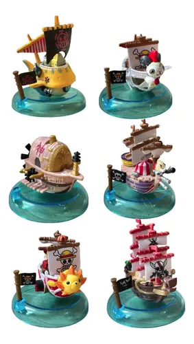 Set Figuras Colección Anime One Piece / Barcos Set X6