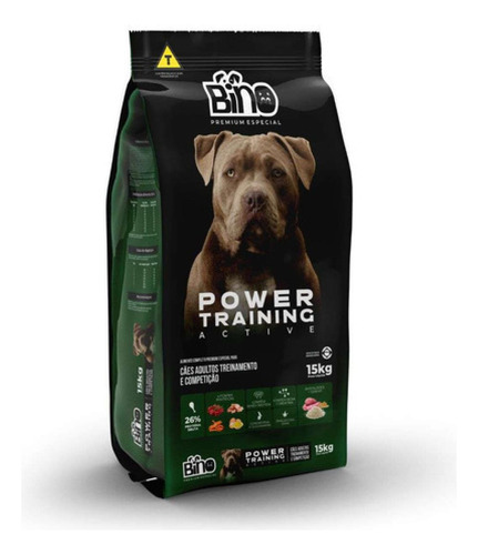 Ração Para Cachorro Com Whey Power Training 26% Adulto 15kg
