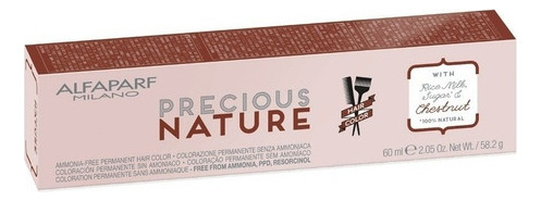 Alfaparf Precious Nature Tinte Vegano Sin Amoníaco Tono 7.4 - Rubio Medio Cobrizo