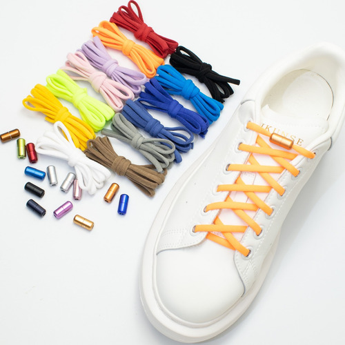 Cordones Elásticos Sin Anudar En Forma De Cápsula, 1 Par