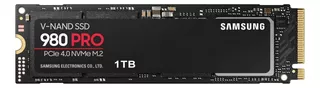 Ssd 1tb Samsung 980 Pro Nvme M.2 Pcie 4.0x4 Mz-v8p1t0b/am Cor Preto