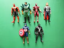 Comprar Lote De 06 Muñecos Marvel , Articulables 15cm. Altura