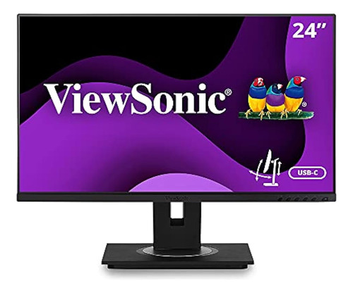 Viewsonic Vg2456a Monitor Ips De 24 Pulgadas Y 1080p Con Usb