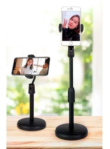 Imagen 2 de 3 de Soporte De Mesa Celular Rotativo Vídeo Llamada Zoom Tik Tok