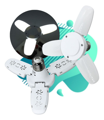Foco Dirigible Mini Aspas 24w Luz Blanca E27 Direccional