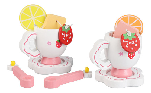 Set De Té De Madera