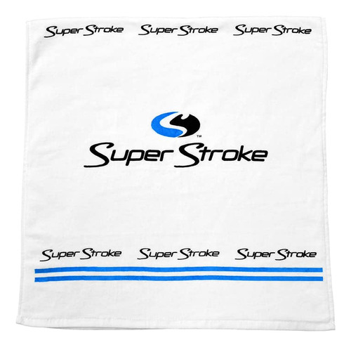 Superstroke Toalla De Golf Tour, Blanco/azul S010018