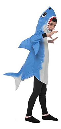 Halloween Unisex Traje De Tiburón Azul Para Niños (3t 5ff8d