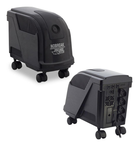 Nobreak Bivolt 1000va Função True Rms Preto - Force Line