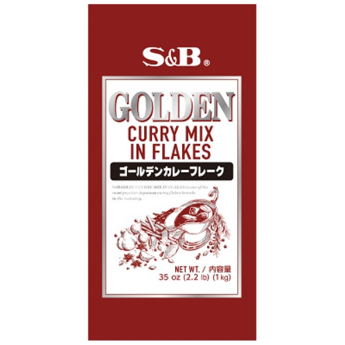 Mix De Curry Dorado En Escamas 1kg Importado De Japón