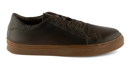 Tenis Urbano Para Caballero Estilo Sneaker Piel Genuina