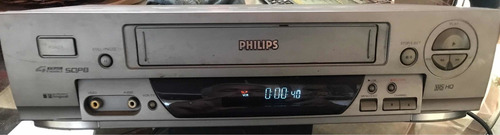 Video Cassete Philips Vr588 Usado Sem Controle Com Detalhes (Usado)