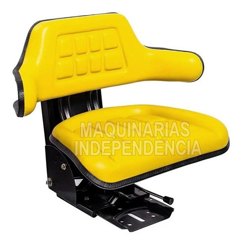 Asiento Tractor Fiat Con Riñonera Negro