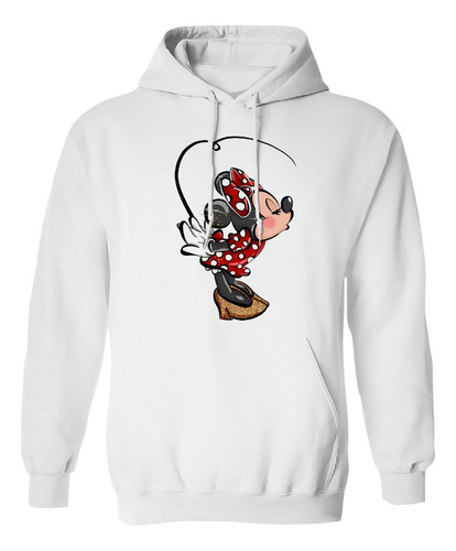 Sudadera Con Gorro Minnie Beso A Mickey Mouse