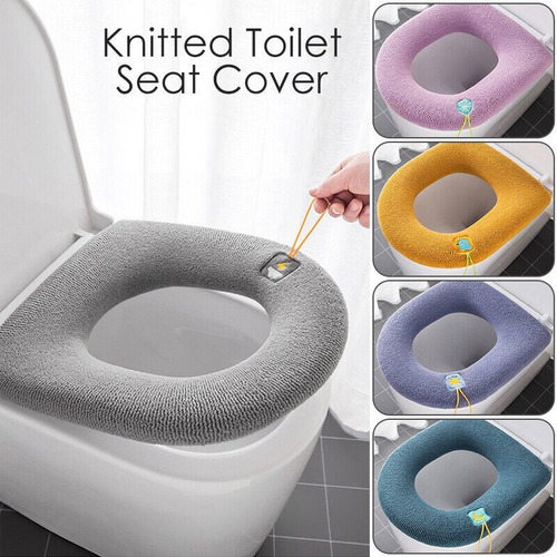 De Funda Para Asiento De Inodoro De Invierno, Cojín Cálido