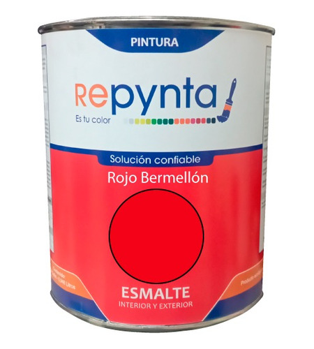 Esmlte Rojo Fiesta Cuarto Repynta