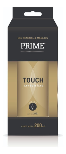 Gel Lubricante Intimo Prime Touch Afrodisíaco X 200ml