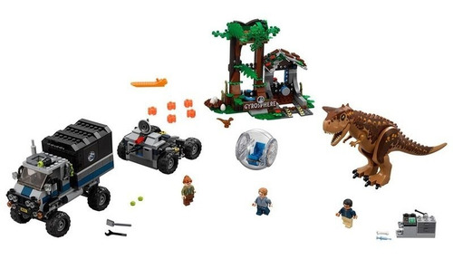 Lego Jurassic World A Fuga Da Girosfera Do Carnotauro 75929