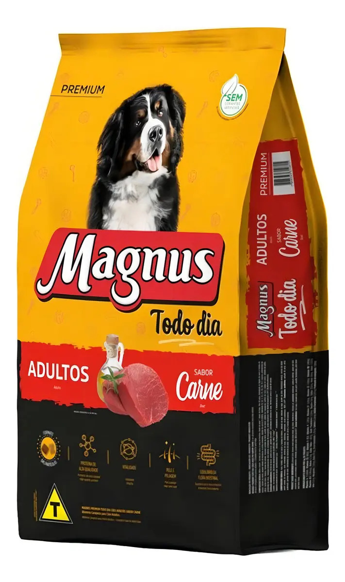 Adimax Magnus Todo Dia Premium Todo Dia 1 ração para cães adultos 10 kg