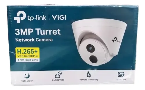 comprar Camara Domo Ip Poe Hd 3mp Lente2.8mm Vigi Tp-link C400hp-2.8
