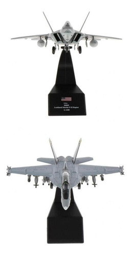 1: Helicóptero De Ataque 100 F/a-18 + F-22 Diecast Army