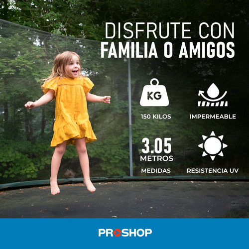 Cama Elastica 3,05 Metros Oferta Red Grande Niño Adulto Mts