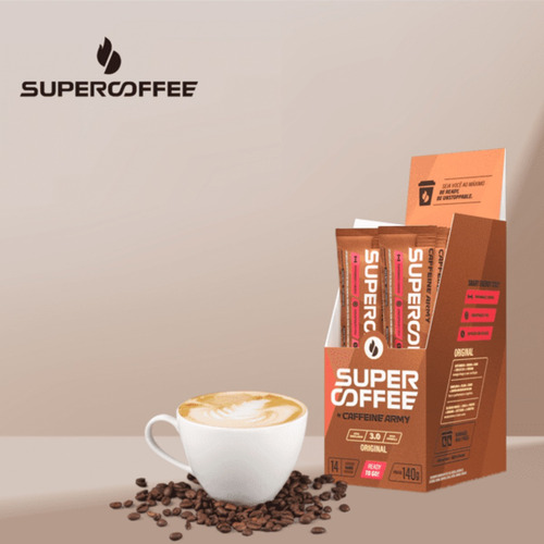 Sachê Super Coffee 3.0 To Go 10g - 1 Unidade Caffeine Army