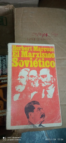 Libro El Marxismo Soviético. Herbert Marcuse