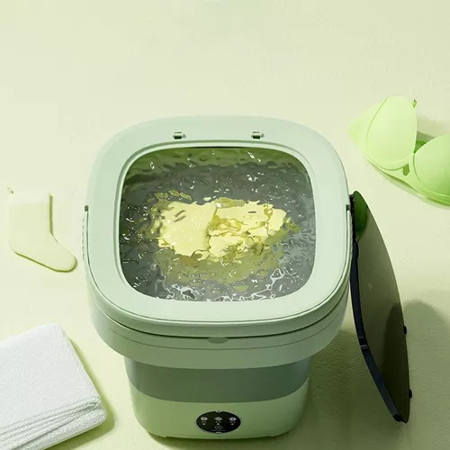 Mini Máquina De Lavar Dobrável Portátil 6.5l