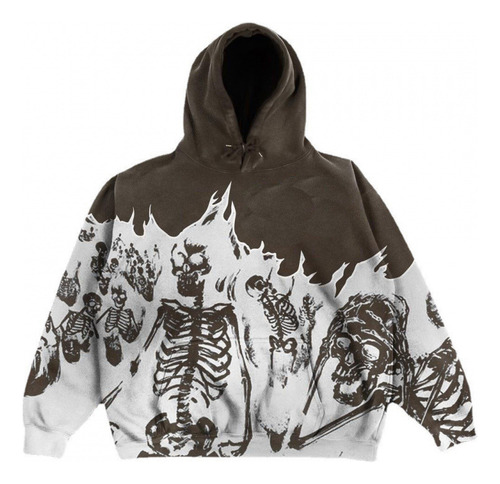 Sudadera Con Capucha Para Jóvenes Con Diseño De Calavera Par