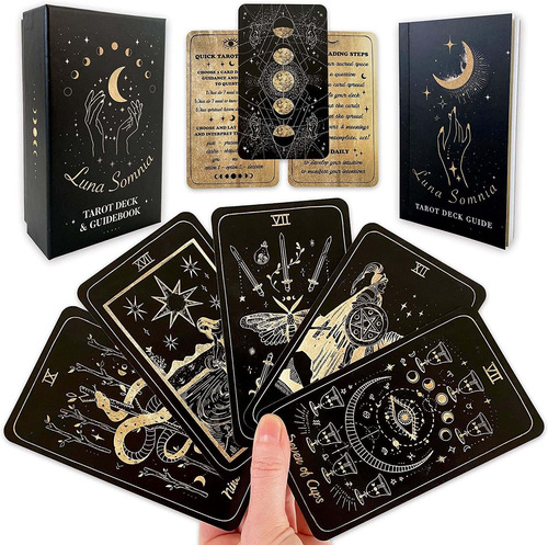 Cartas De Tarot - Luna Somnia Tarot Deck Con Guidebook