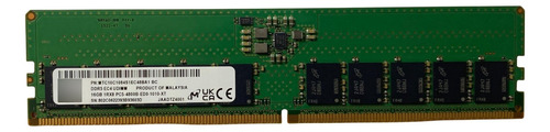 Memória Micron 16gb 1rx8 Ddr5-4800 Udimm Mtc10c1084s1ec48ba1