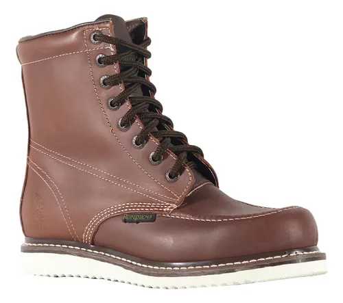 Bota De Trabajo Industrial Alto Suela Ohio Bordo Purepecha