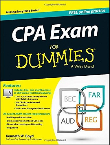 Book : Cpa Exam For Dummies - Kenneth Boyd