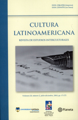 Cultura latinoamericana Vol. 28 No. 2, de Varios autores. Serie 60326-28-2, vol. 1. Editorial Grupo Planeta, tapa blanda, edición 2018 en español, 2018