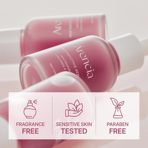 Arencia Red Smoothie Serum 8 Suero Antiedad Con Colágeno Todo Tipo De Piel Día/noche