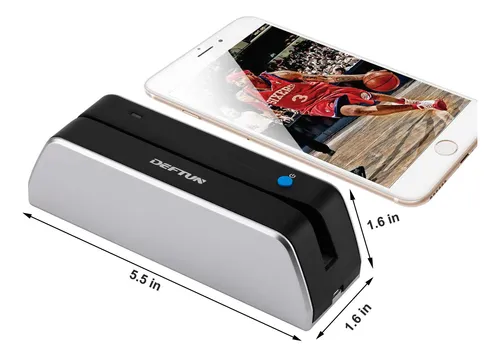 Lector De Tarjetas Deftun Bluetooth Msr-x6 Portátil