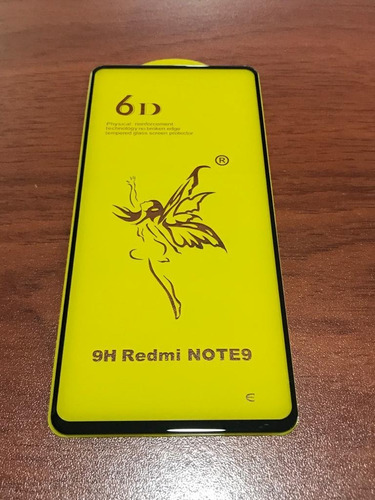 Mica De Vidrio 6d Para Xiaomi Redmi Note 9 Full Pantalla