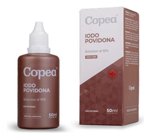 Solucion Iodopovidona 10% Copea 50cc Pack X 3u