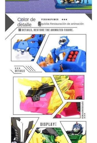 Hc 2024 Mecha Warrior Robot Mini Agente Super Dinosaur