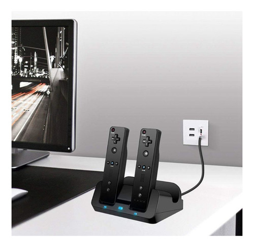Estación De Carga Inteligente Para Wii U Gamepad Controller