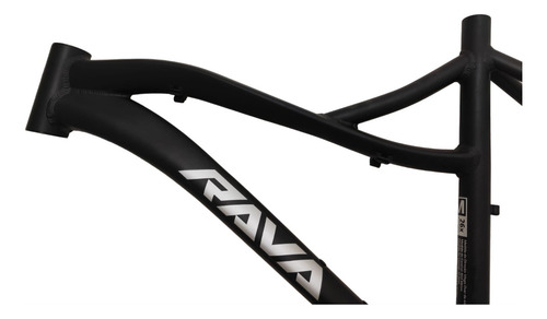 Quadro Rava Para Bicicleta Aro 26 Feminino Cor Bolt Preto/cinza