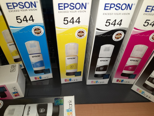 Imagen 6 de 6 de Kit X 4 Tinta Epson 544 Original L3110 L3210 L3150 L3250