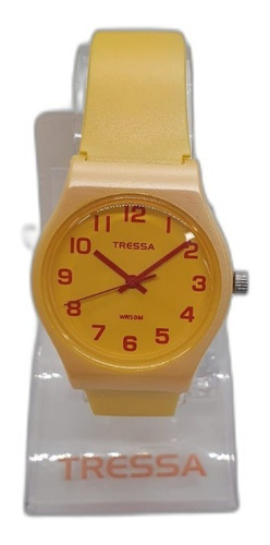 Reloj Tressa Funny Amarillo Wr 50m Gtia Oficial 1 Año