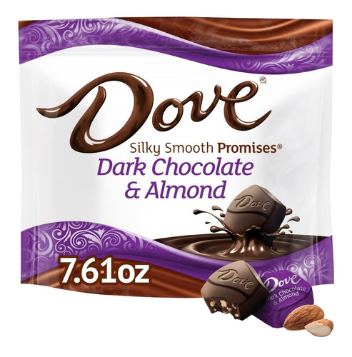 Dove Chocolate Oscuro Con Almendras 215g