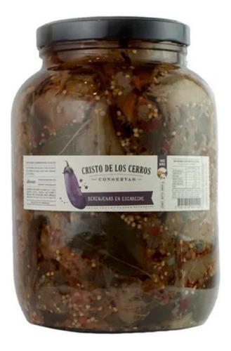 Berenjenas En Escabeche X2800gr Cristo De Los Cerros