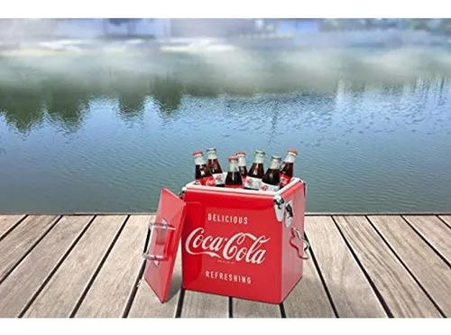 Nevera Portátil Estilo Retro De Coca-cola