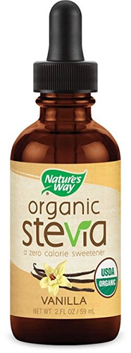 Camino De La Naturaleza Orgánica Stevia, Vainilla, 2 Onza