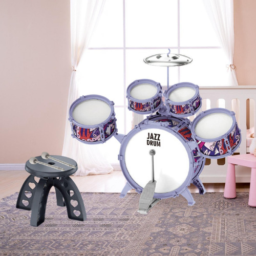 Drum Set Desarrollo Sensorial Toy Juguete Educativo Con La